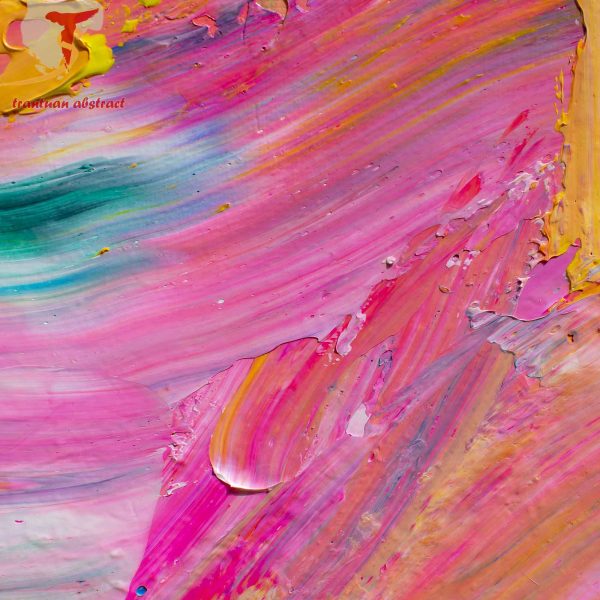 Tran Tuan Abstract Rose of Love 135 x 80 x 5 cm Acrylic on Canvas Painting Detail s (17)