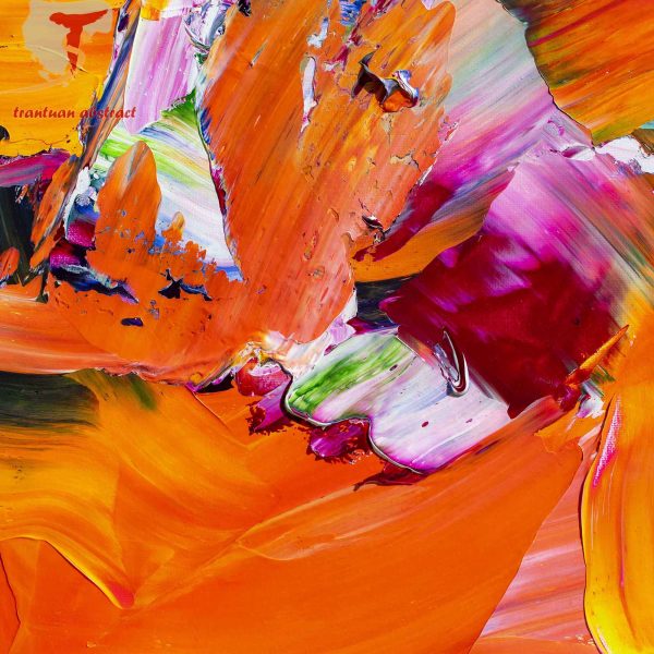 Tran Tuan Abstract Colors of Sunlight 2021 135 x 80 x 5 cm Acrylic on Canvas Painting Detail s (2)