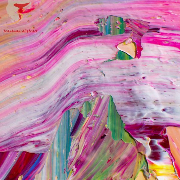 Tran Tuan Abstract Joyful World 2021 135 x 80 x 5 cm Acrylic on Canvas Painting Detail s (23)