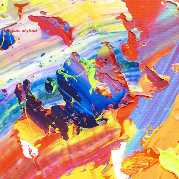 Tran Tuan Abstract Bright Sunshine 2021 135 x 80 x 5 cm Acrylic on Canvas Detail (10)