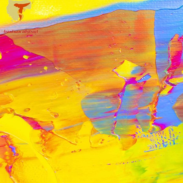 Tran Tuan Abstract Sweet Sunshine 2021 120 x 100 x 5 cm Acrylic on Canvas Painting Detail s (24)