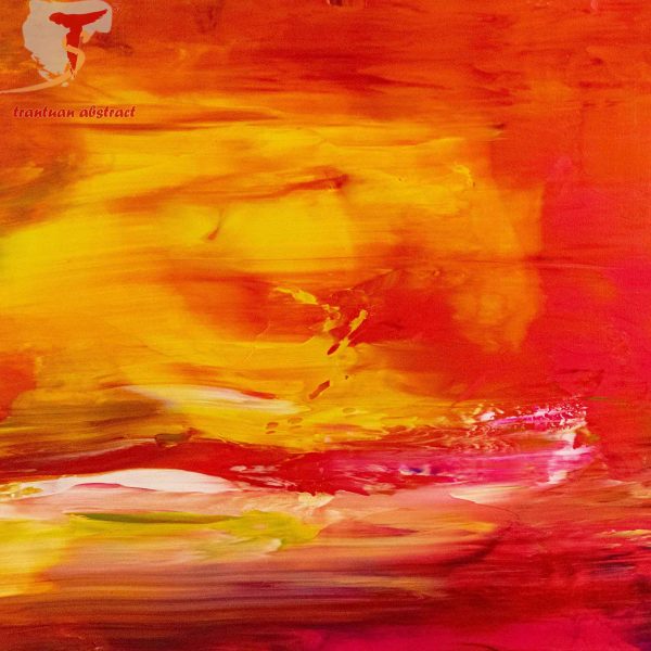 Tran Tuan Abstract Quiet Transformation 2021 120 x 100 x 5 cm Acrylic on Canvas Painting Detail s (1)