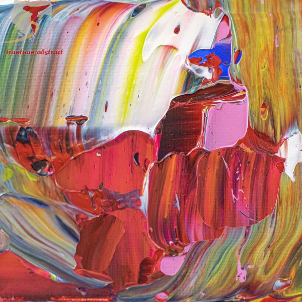Tran Tuan Abstract Wilderness 2022 68 x 95 x 5 cm Acrylic on Canvas Painting Detail s (8)
