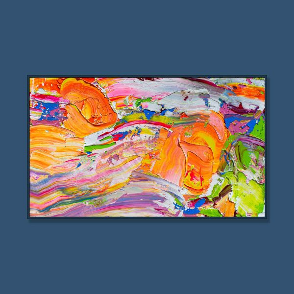 Tran Tuan Abstract Autumn 2021 135 x 80 x 5 cm Acrylic on Canvas Painting