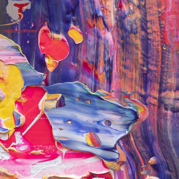 Tran Tuan Abstract Blooming Season 2021 135 x 80 x 5 cm Acrylic on Canvas Painting Detail