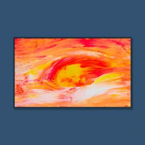 Tran Tuan Abstract Sky of Love 2021 135 x 80 x 5 cm Acrylic on Canvas Painting