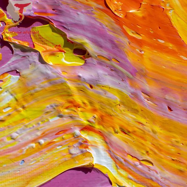 Tran Tuan Abstract Sun on the Waves 2021 135 x 80 x 5 cm Acrylic on Canvas Painting Detail s (27)