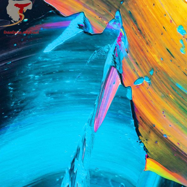 Tran Tuan Abstract Eternal Rhythm 2021 135 x 80 x 5 cm Acrylic on Canvas Painting Detail s (13)