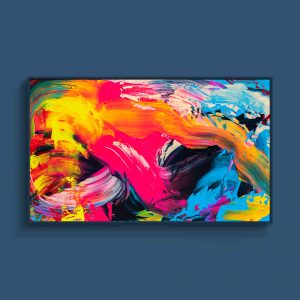 Tran Tuan Abstract Eternal Rhythm 2021 135 x 80 x 5 cm Acrylic on Canvas Painting