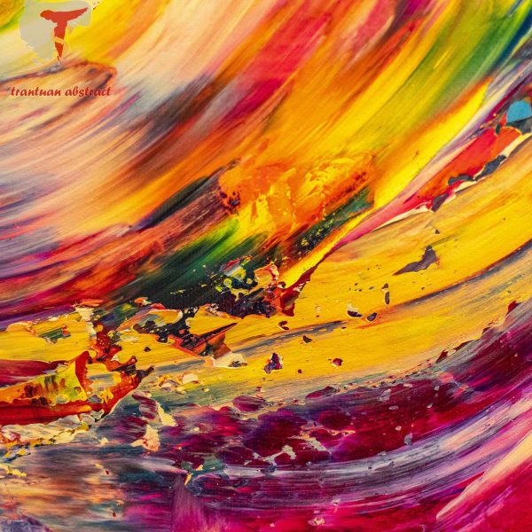 Tran Tuan Abstract Magical Light 2021 120 x 100 x 5 cm Acrylic on Canvas Painting Detail s (11)