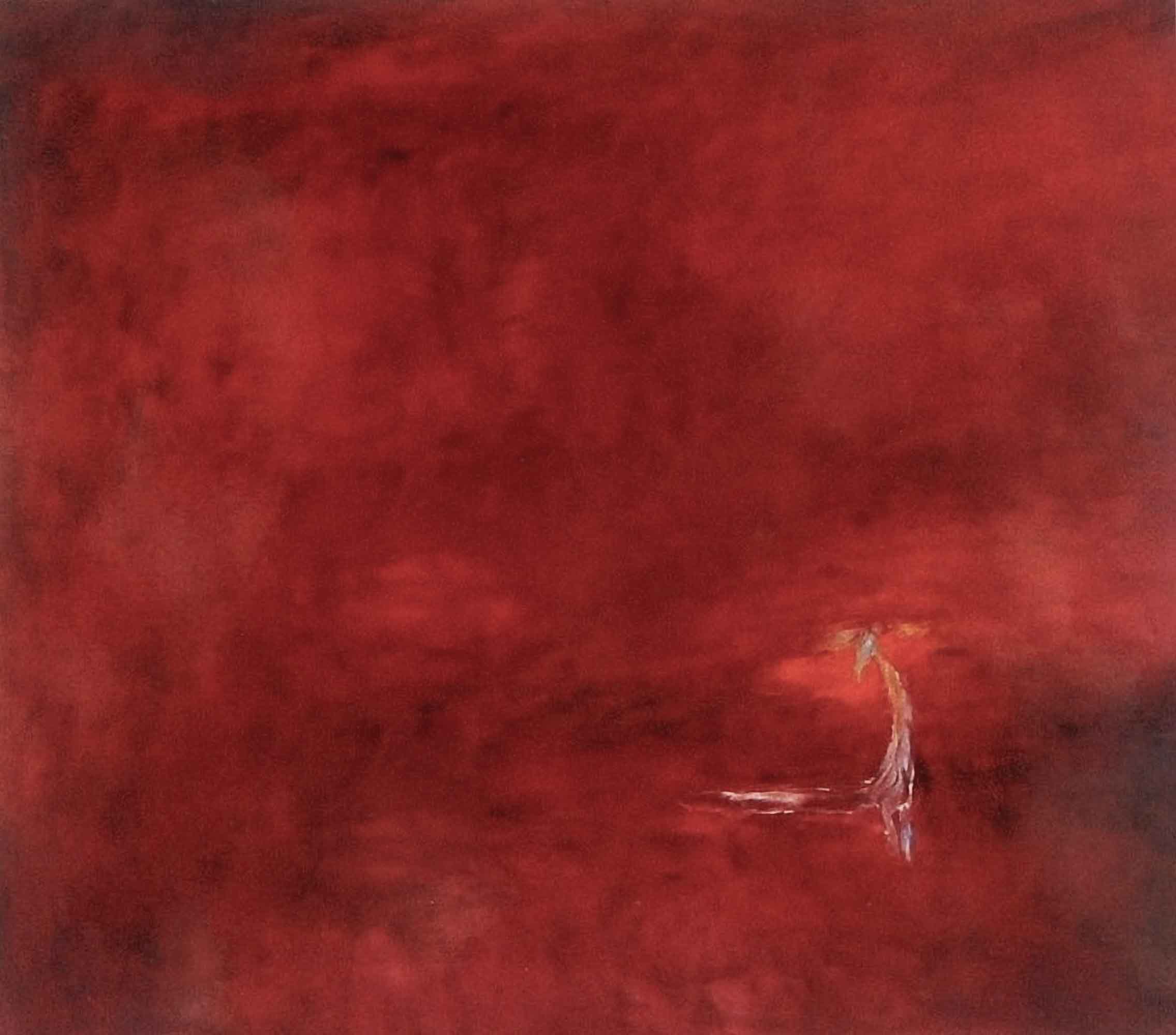 Wild Horse in Red Dream 1996 154 x 164 x 4 cm sd